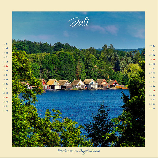 Kalender Schwerin 20x20